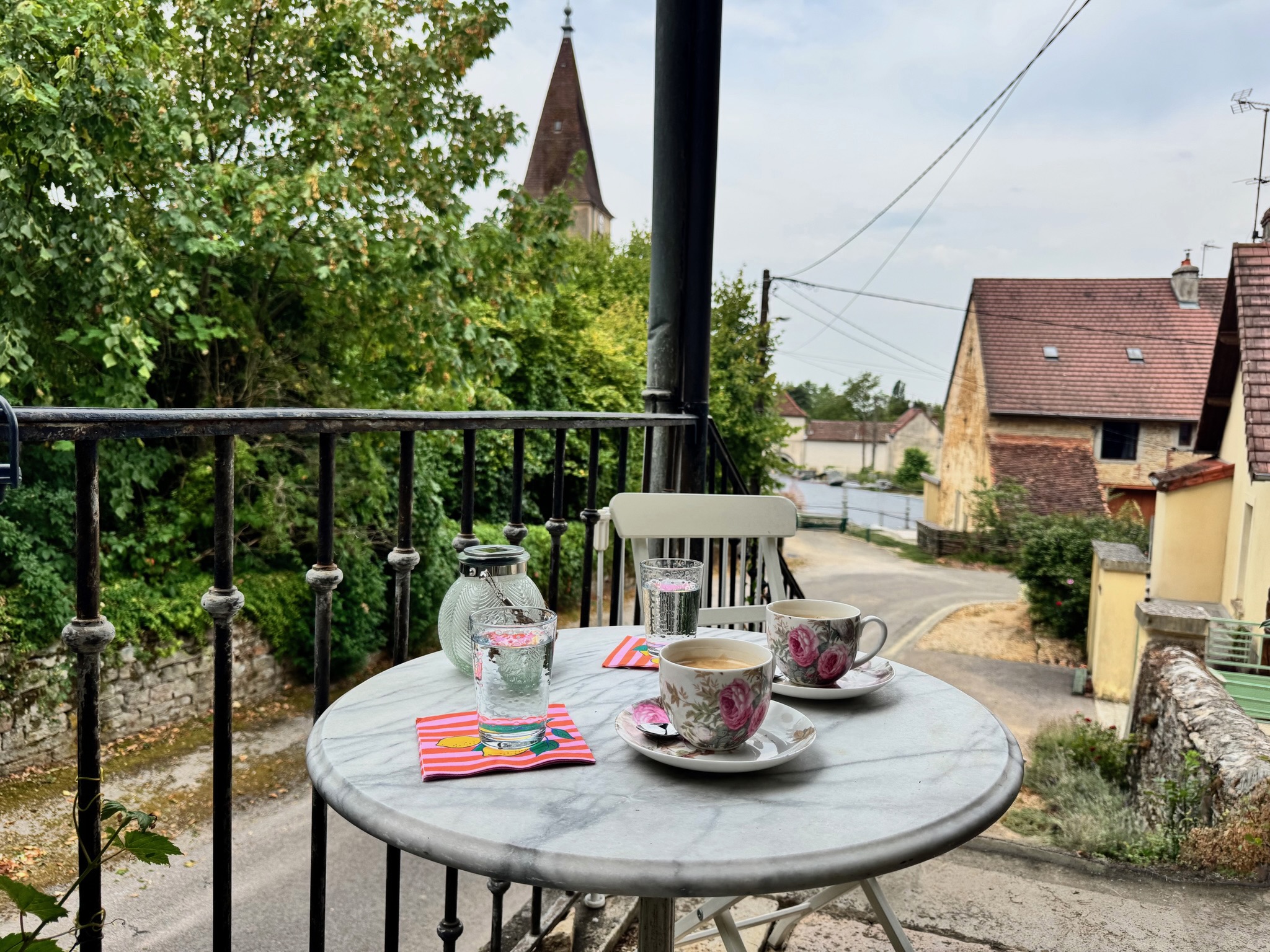 Terras van Maison les Tilleuls